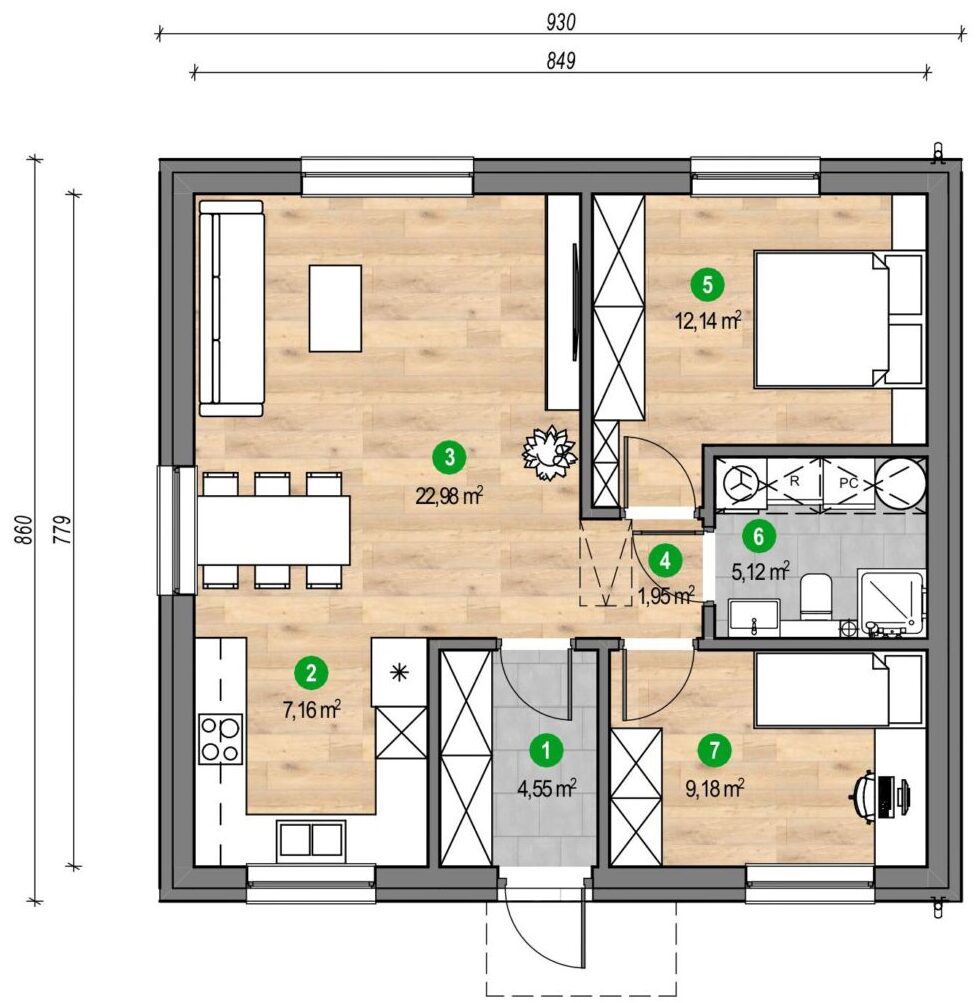 projekt-domu-ECO_63_RZUT